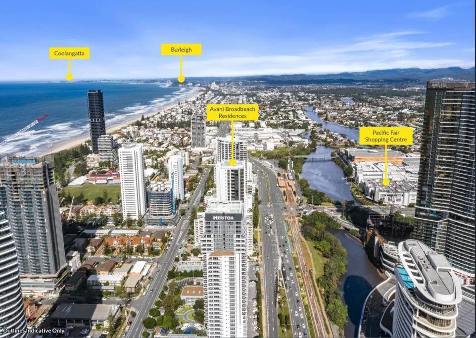 Broadbeach Stunner Modern And Central Gold Coast Exterior foto